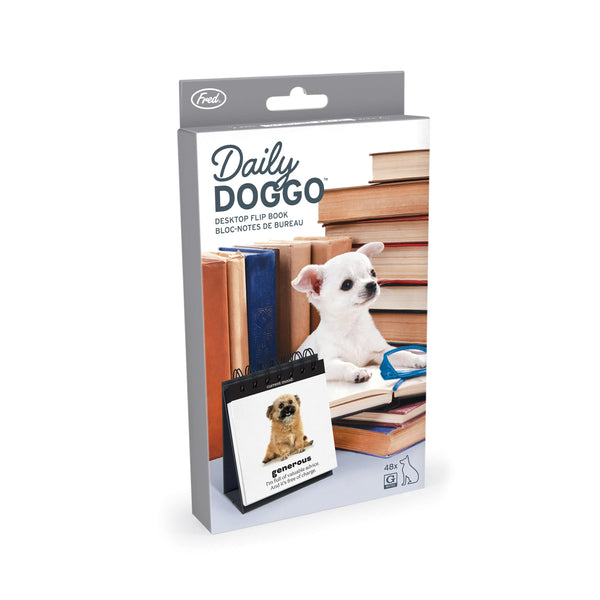 Genuine Fred DAILY DOGGO Desktop Flip Book