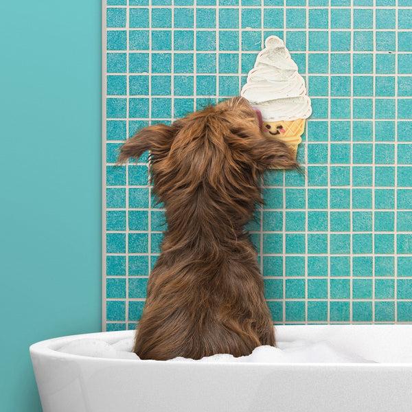 Genuine Fred DISTRACT-O-MAT - Ice Cream Pet Lick Mat