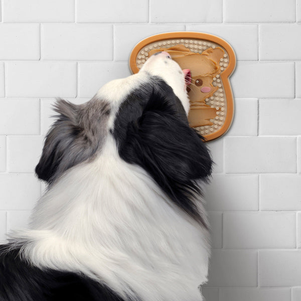 Genuine Fred DISTRACT-O-MAT - Toast Pet Lick Mat