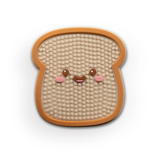 genuine fred DISTRACT-O-MAT - Toast Pet Lick Mat