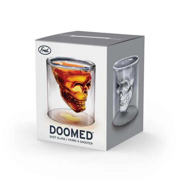 Genuine Fred DOOMED Skull Shot Glass