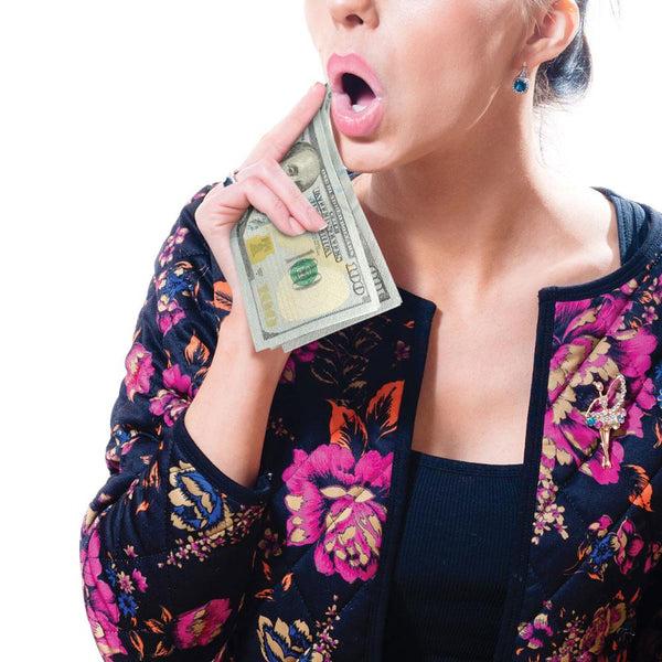 Genuine Fred FILTHY RICH Money Napkins