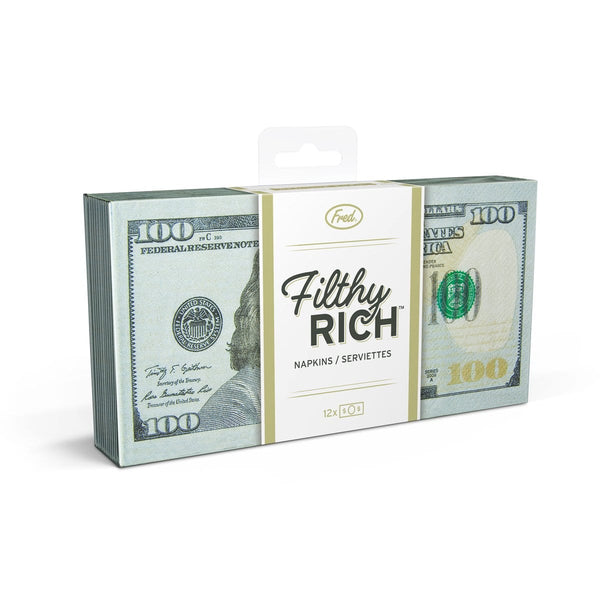 Genuine Fred FILTHY RICH Money Napkins