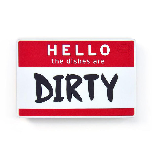 Genuine Fred FLIPSIDE - Hello Dishwasher Sign