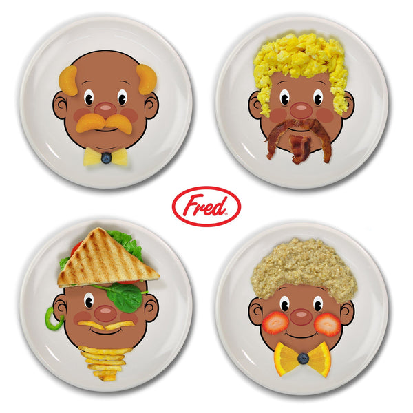 Genuine Fred FOOD FACE Dinner Plate