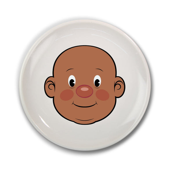 genuine fred FOOD FACE Dinner Plate