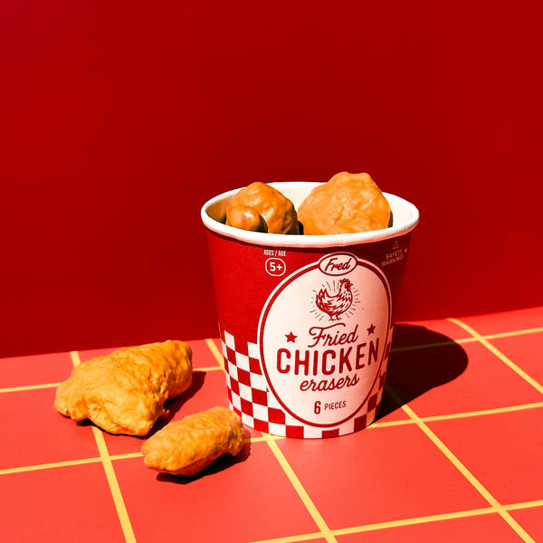 Genuine Fred FRIED CHICKEN ERASERS Erasers