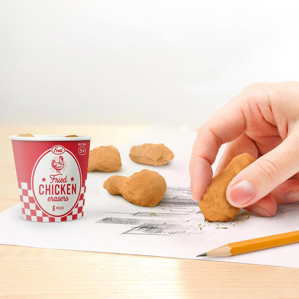 Genuine Fred FRIED CHICKEN ERASERS Erasers