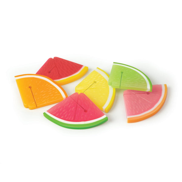 Genuine Fred FRUIT COCKTAIL Reusable Drink Markers