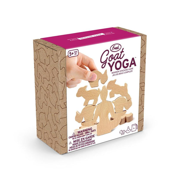 Genuine Fred GOAT YOGA Wooden Stacking Game