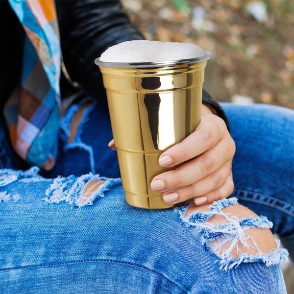 Genuine Fred GOLD PARTY CUP BUNDLE Set Of 8