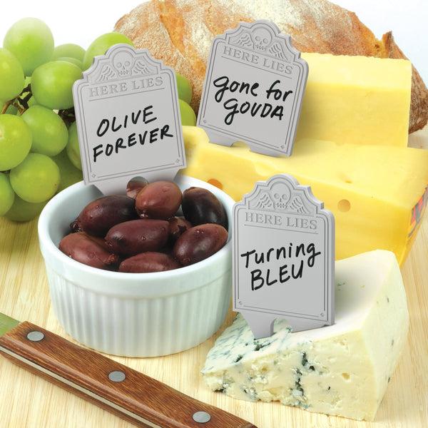 Genuine Fred GRAVE MARKERS Reusable Food Signs