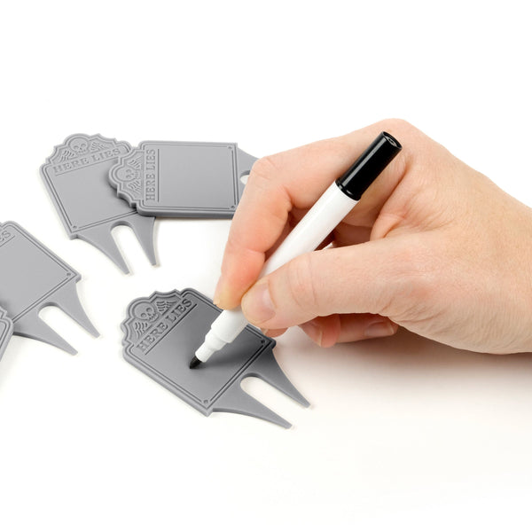 Genuine Fred GRAVE MARKERS Reusable Food Signs