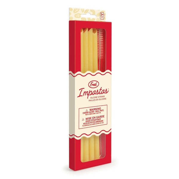 Genuine Fred IMPASTAS Reusable Straws