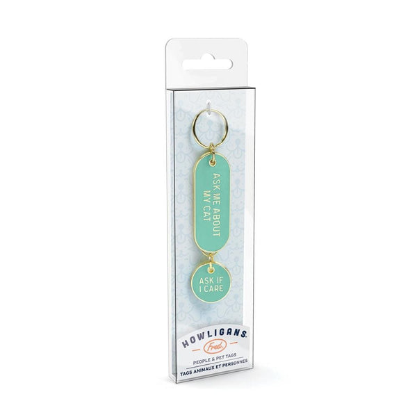 Genuine Fred KEYCHAIN + CAT TAG SET Howligans