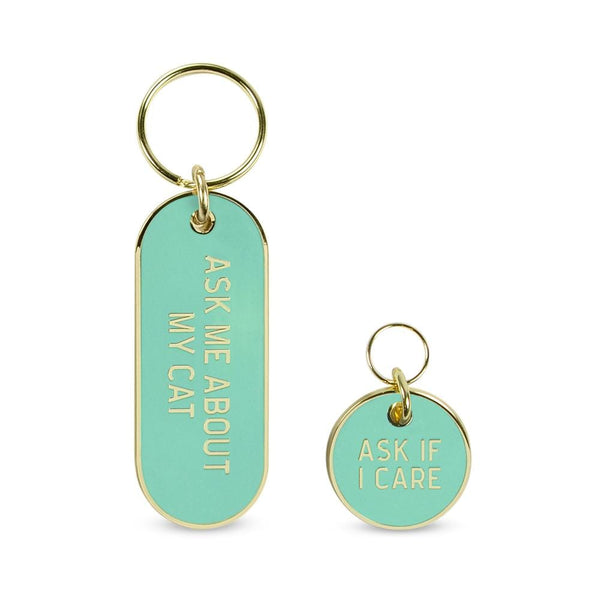 genuine fred KEYCHAIN + CAT TAG SET Howligans