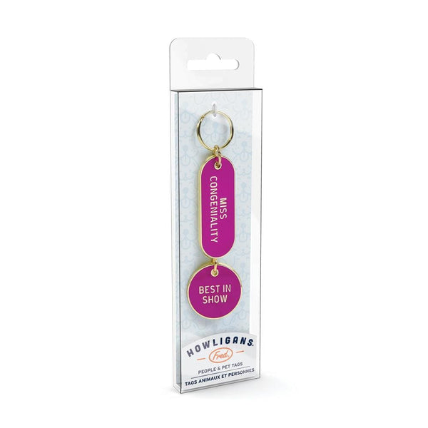 Genuine Fred KEYCHAIN + DOG TAG SET Howligans