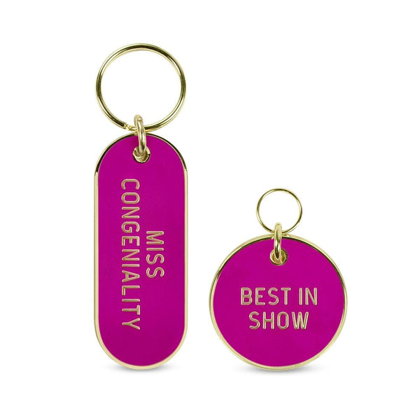 genuine fred KEYCHAIN + DOG TAG SET Howligans