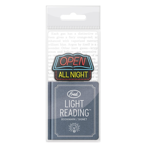 Genuine Fred LIGHT READING - Open All Night Bookmark