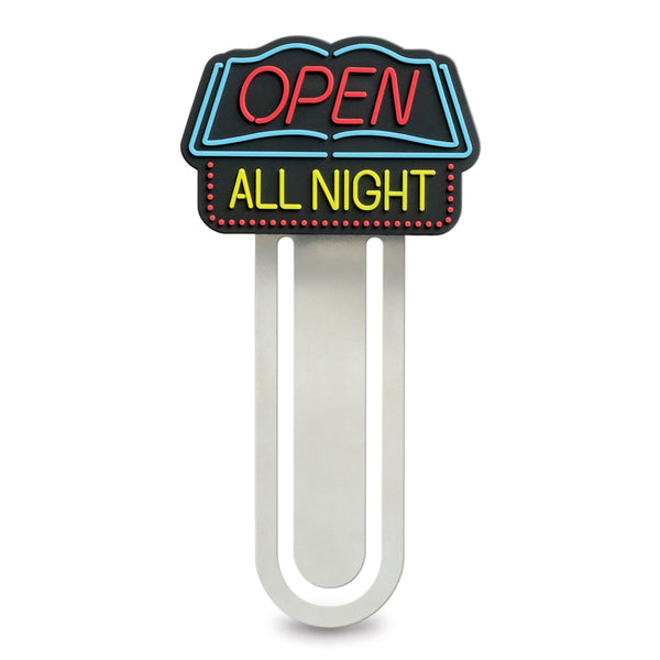 genuine fred LIGHT READING - Open All Night Bookmark