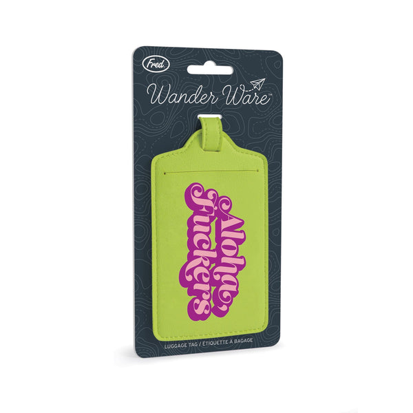 Genuine Fred LUGGAGE TAG: ALOHA F*CKERS Wanderware