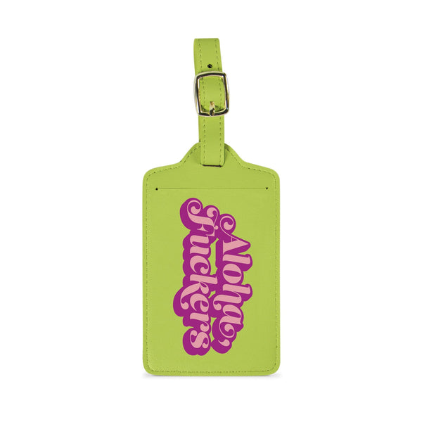 genuine fred LUGGAGE TAG: ALOHA F*CKERS Wanderware
