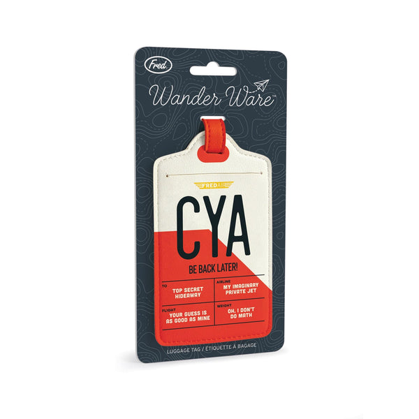 Genuine Fred LUGGAGE TAG: CYA Wanderware
