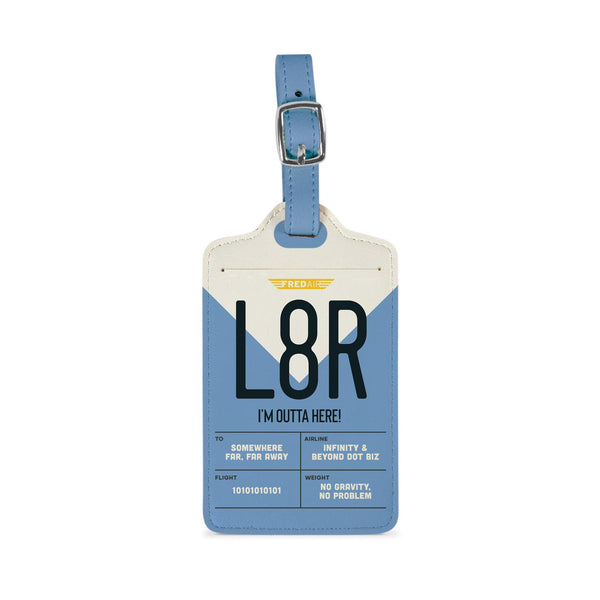 genuine fred LUGGAGE TAG: L8R Wanderware