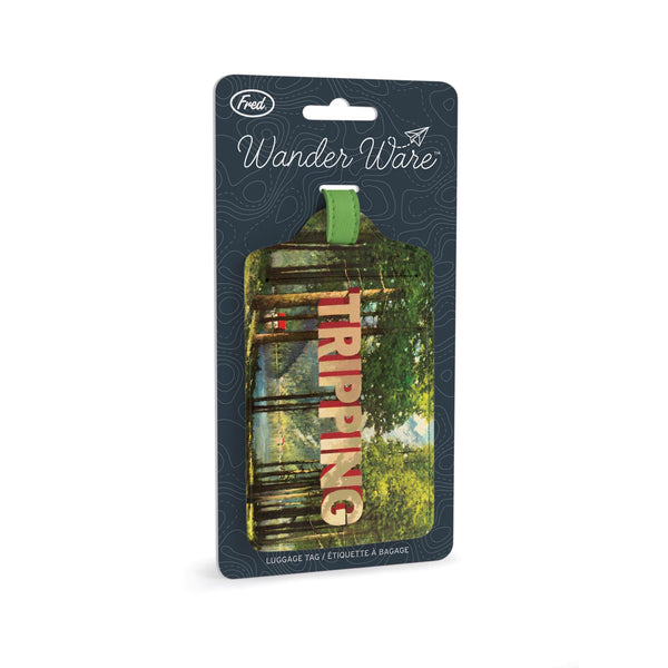 Genuine Fred LUGGAGE TAG: TRIPPING Wanderware