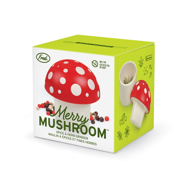 Genuine Fred MERRY MUSHROOM Herb & Spice Grinder