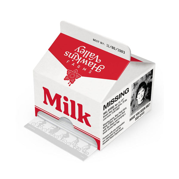 genuine fred MILK CARTON NOTES Stranger Things