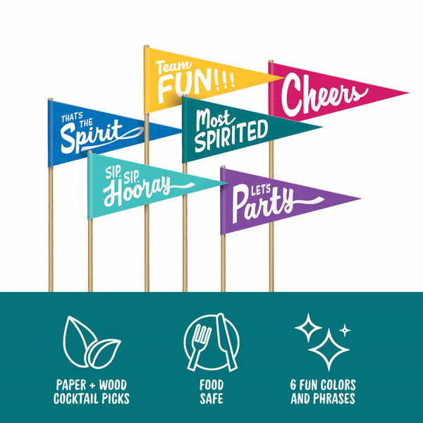 Genuine Fred MOST SPIRITED Cocktail Picks