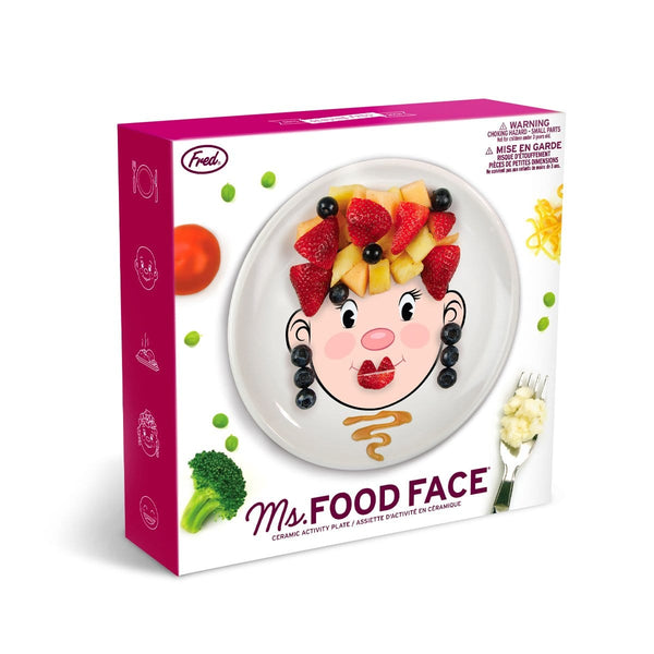 Genuine Fred MS FOOD FACE Dinner Plate