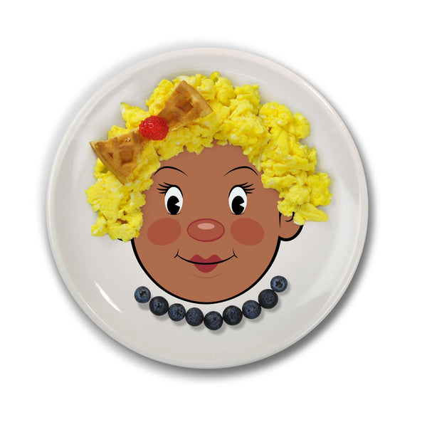 Genuine Fred MS. FOOD FACE Dinner Plate