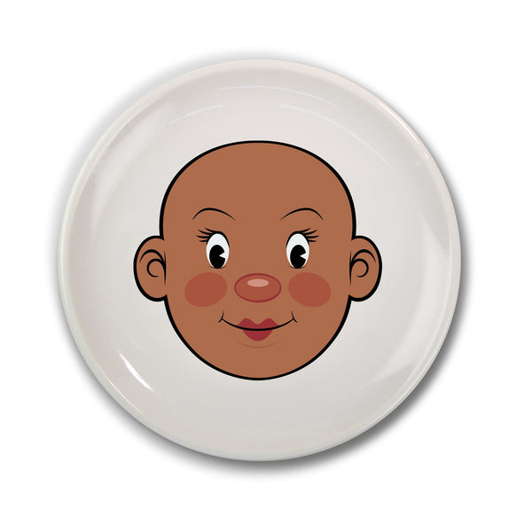 genuine fred MS. FOOD FACE Dinner Plate
