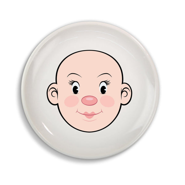 genuine fred MS FOOD FACE Dinner Plate