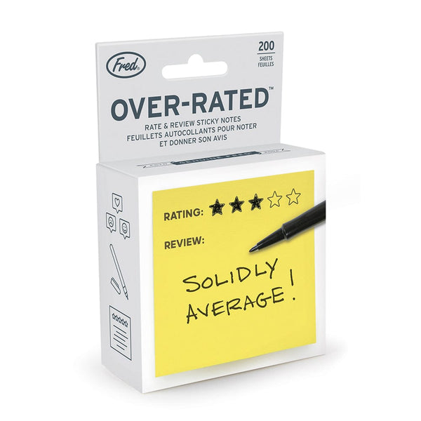 Genuine Fred OVER-RATED Rating Sticky Notes