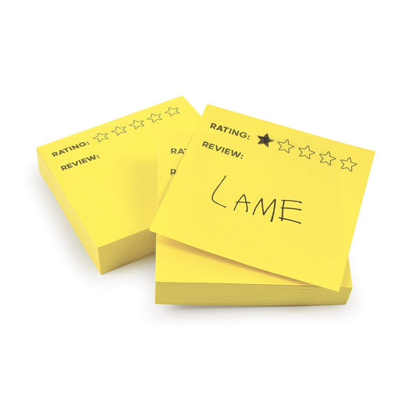 genuine fred OVER-RATED Rating Sticky Notes