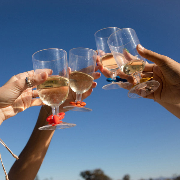 Genuine Fred PARTY PINCHERS Reusable Drink Markers