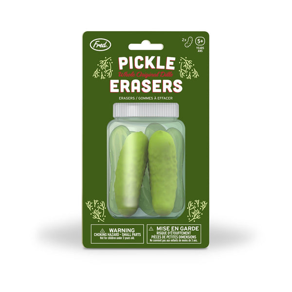genuine fred PICKLE ERASERS Erasers