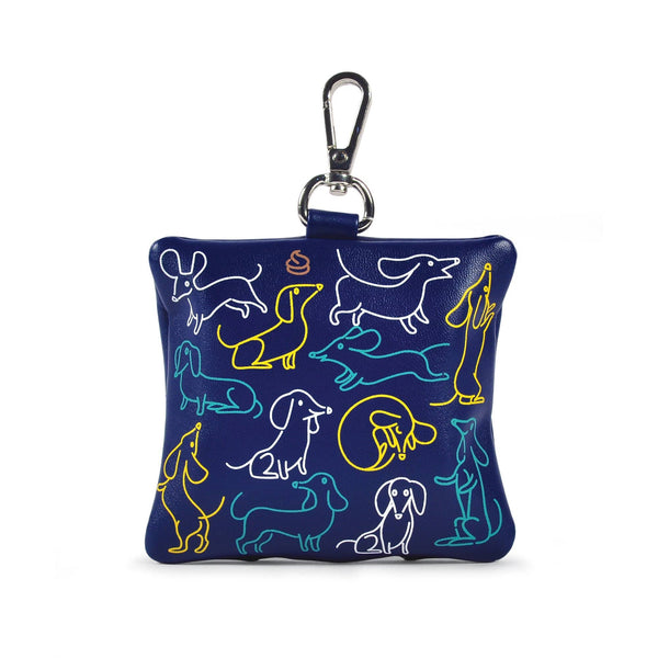 genuine fred POOP BAG HOLDER: DACHSHUNDS Howligans