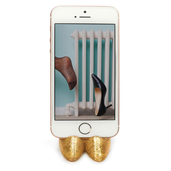 Genuine Fred PUMPED UP - Gold Phone Stand