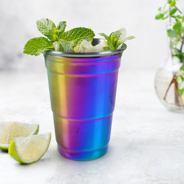 Genuine Fred RAINBOW PARTY CUP BUNDLE Set Of 8