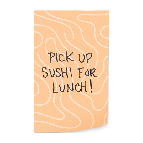 Genuine Fred ROLL O' NOTES - Sushi Sticky Note Roll