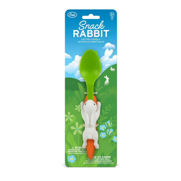 Genuine Fred SNACK RABBIT Kids Utensils
