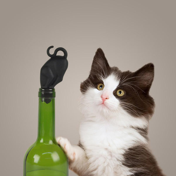 Genuine Fred STOP KITTY Bottle Stopper