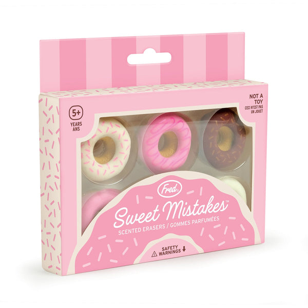 Genuine Fred SWEET MISTAKES - DONUT Scented Erasers