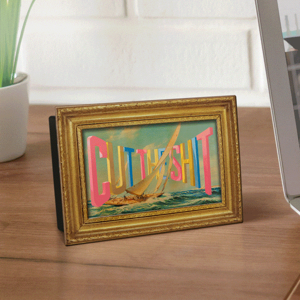 Genuine Fred THE DAILY SHITSHOW Dynamic Desk Art