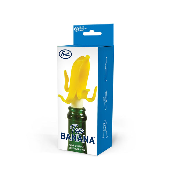 Genuine Fred TOP BANANA Bottle Stopper