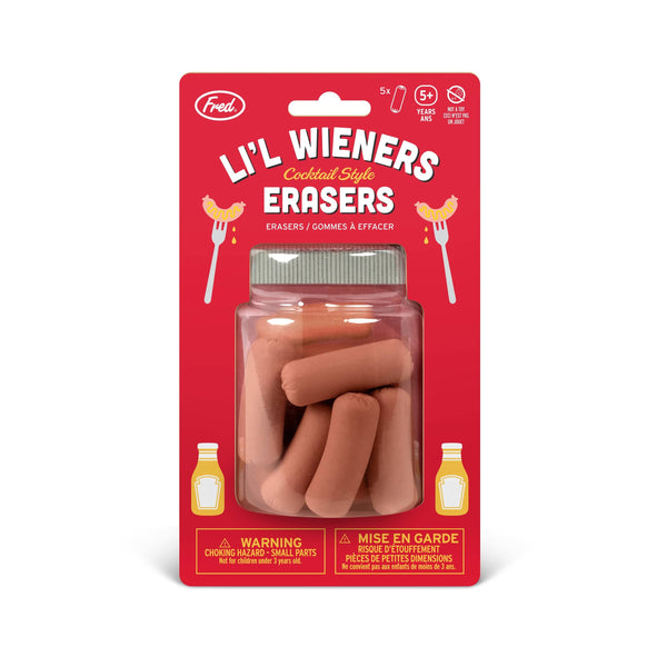 genuine fred UNCANNY - Cocktail Wieners Erasers